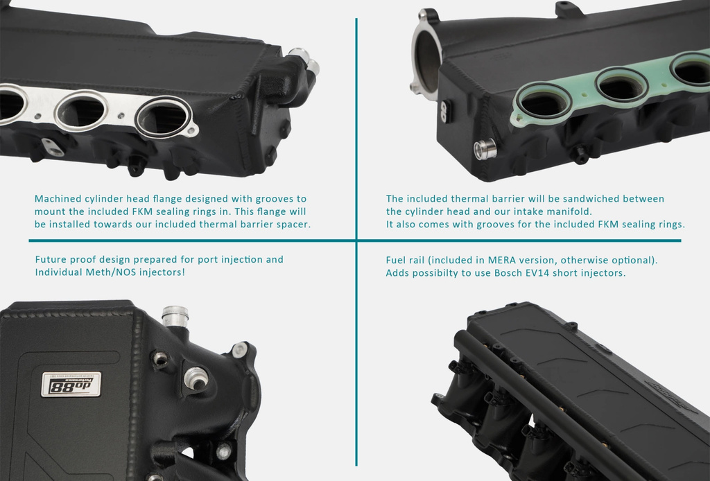 Inntaksmanifold + Intercooler Toyota GR Supra A90/BMW B58