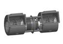 Dobbelt Radialvifte SPAL 600 m³/h