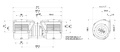 Dobbelt Radialvifte SPAL 610 m³/h