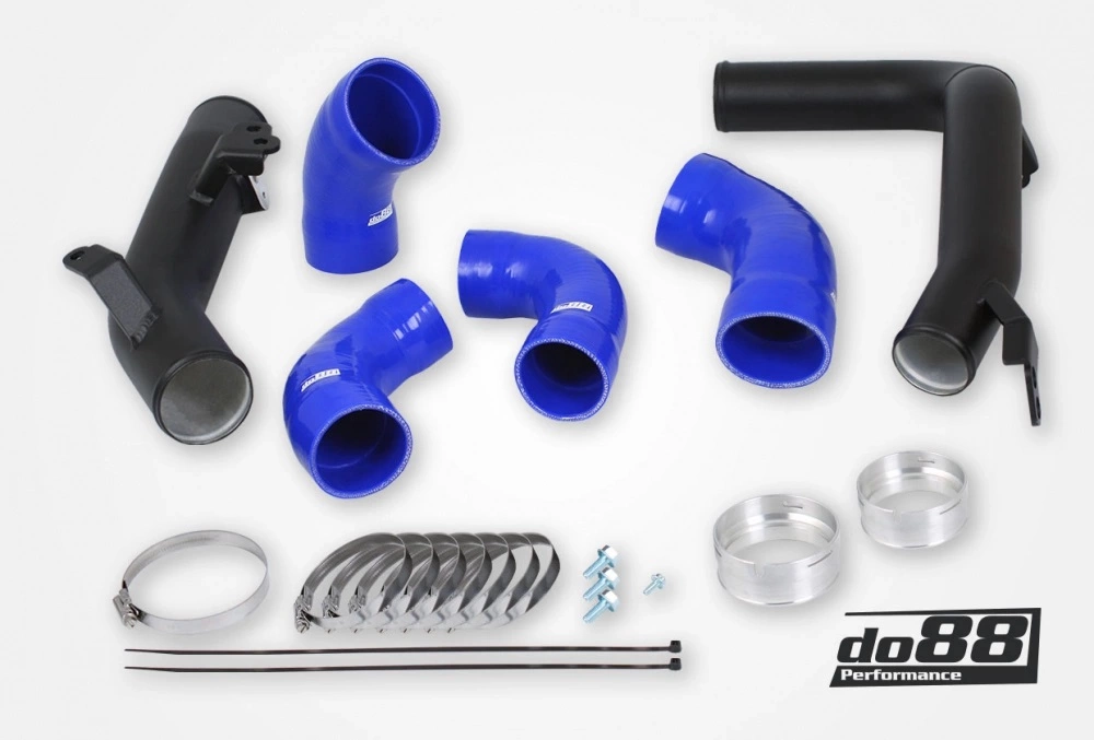 Volvo S60 V60 XC60 V90 S90 XC90 SPA Diesel Intercooler Kit Svart slange