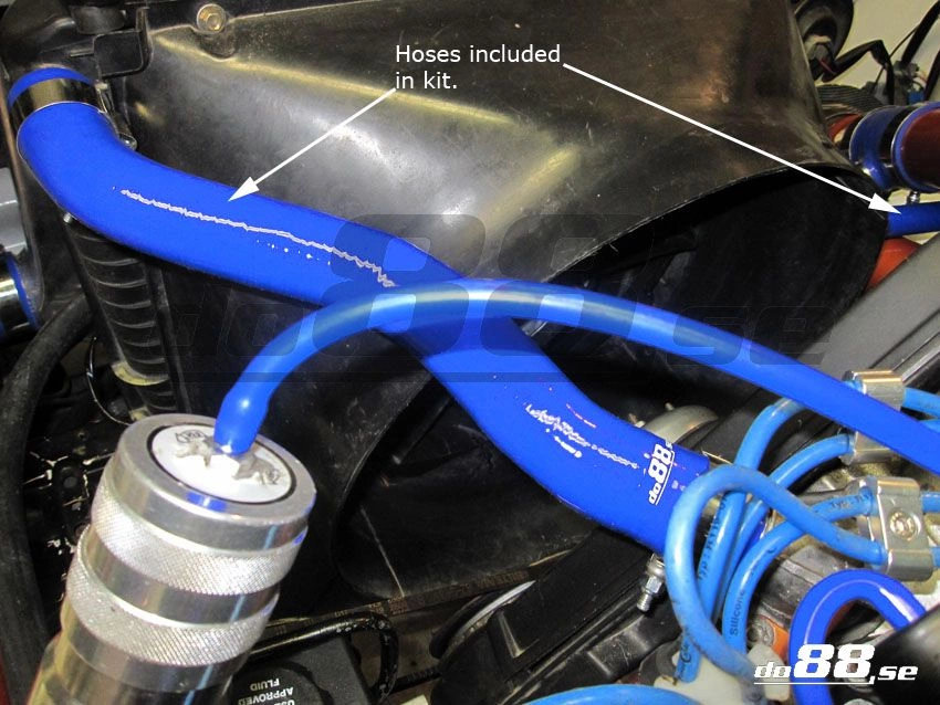 Volvo 240 Radiatorslanger Sort