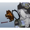 GM Holden 253-308 Elektrisk vannpumpeadapter