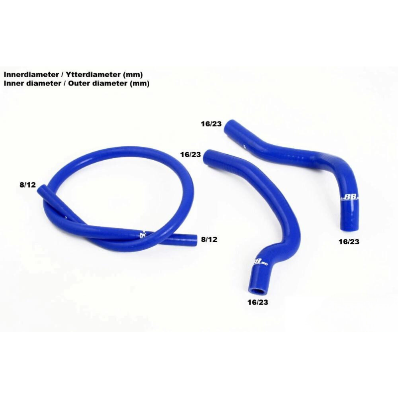 Volvo 240 Turbo 1979-1984 Radiatorslanger Sort (ekstra)