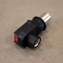 3,6mm Hurtigkobling Batterikabel Svart