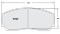PFC08 CMPD 6 kolv (K-sport, D2, XYZ ) -17mm