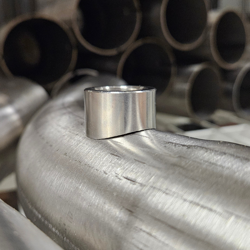 Buet lambda mutter M18x1,5 Rustfritt stål