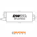 Deatschwerks DW650il Børsteløs in-line drivstoffpumpe