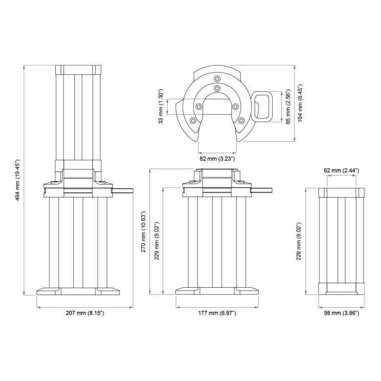 Nuke Air Jack 90 Competition Elephant Foot