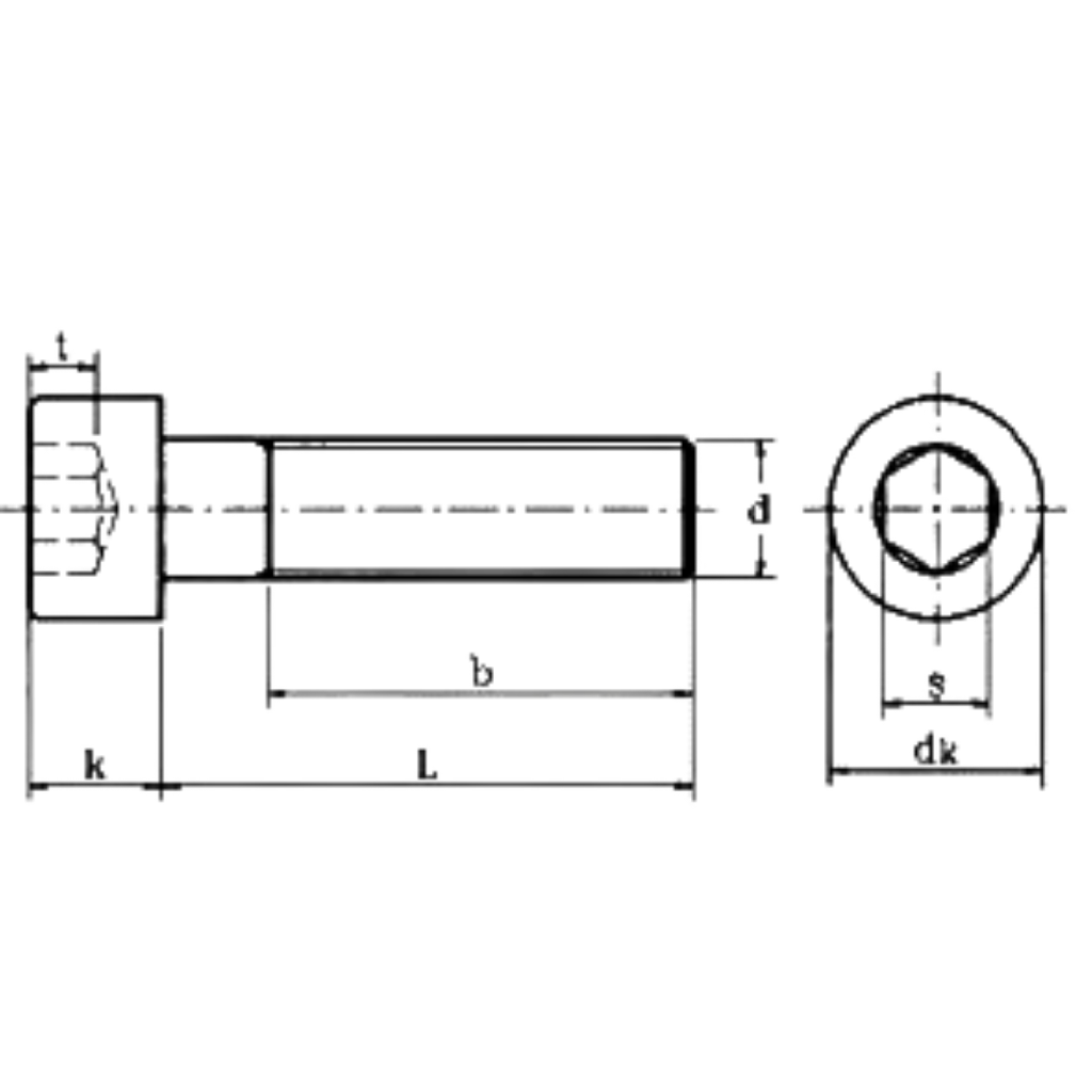 Umbraconbolt 12,9 M10x1,5 UHL 40mm