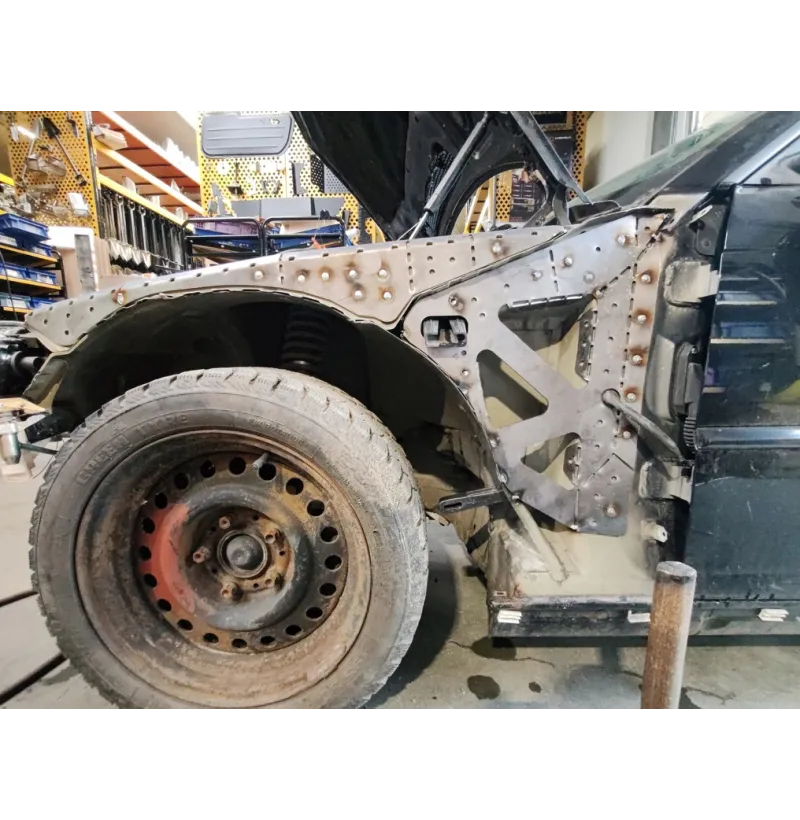 Forsterkningsplate, fremre rammeben, BMW E46