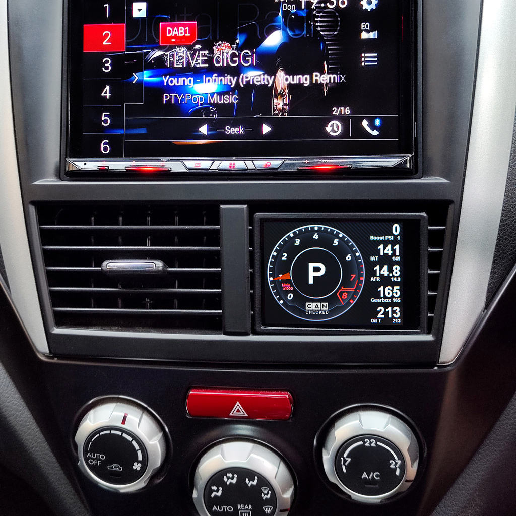 MFD32 Gen2 for Subaru Impreza GR inkl. WRX RHD