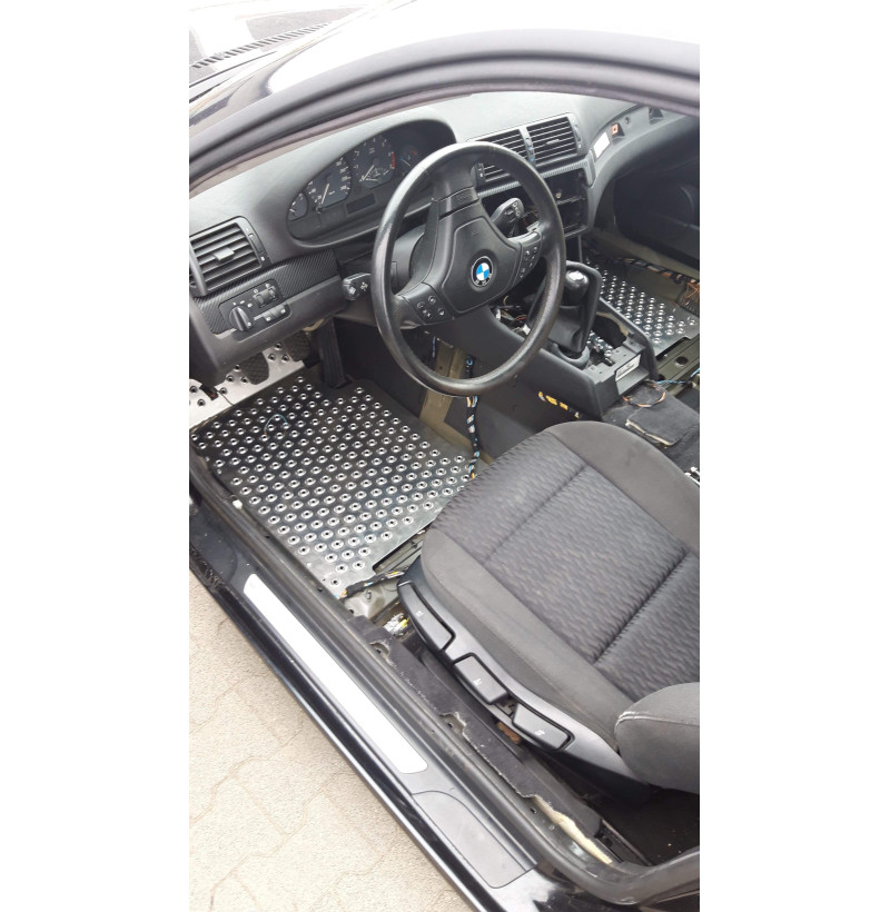 BMW E46 Fotstøtter og gulvplanker i aluminium