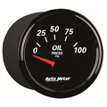 2-1/16" Oljetrykk, 0-100 Psi, Designer Black Ii