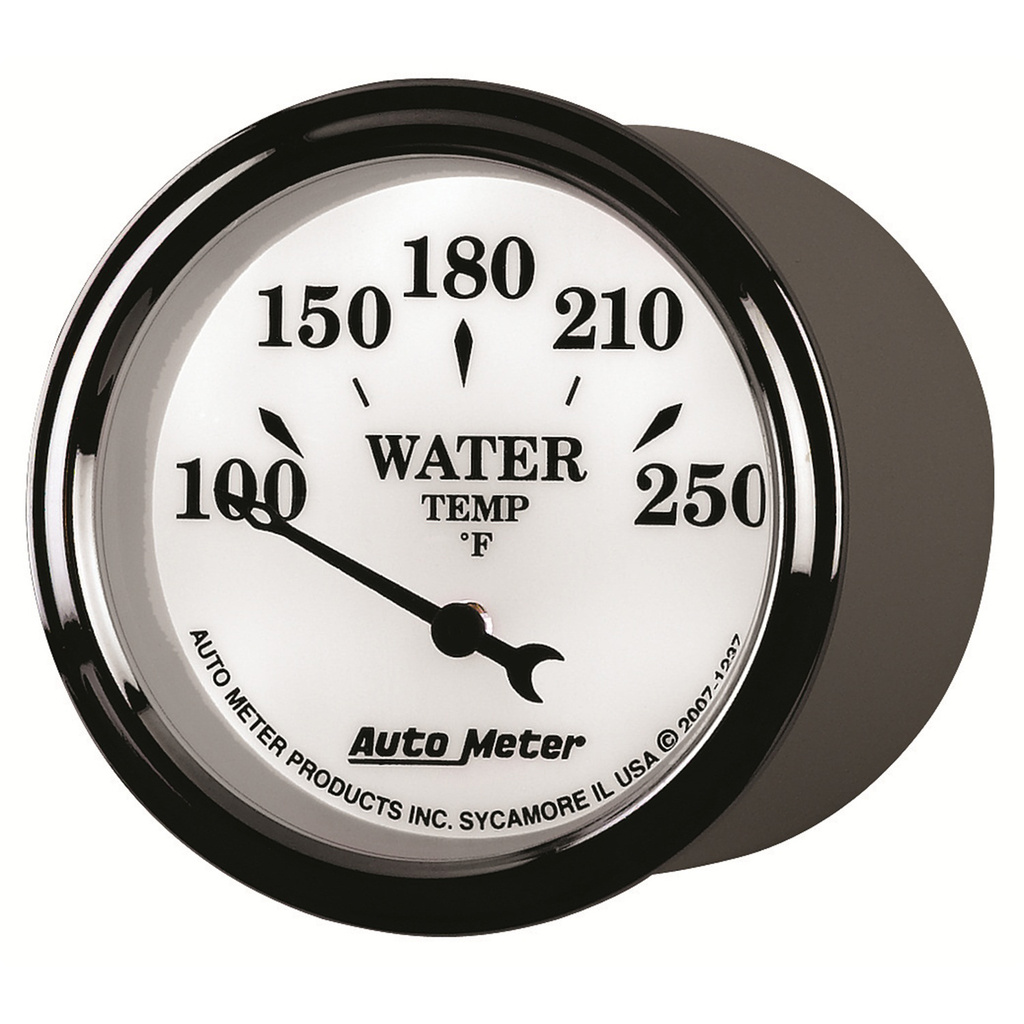 2-1/16" Vanntemperatur, 100-250 °F, Old-Tyme White Ii