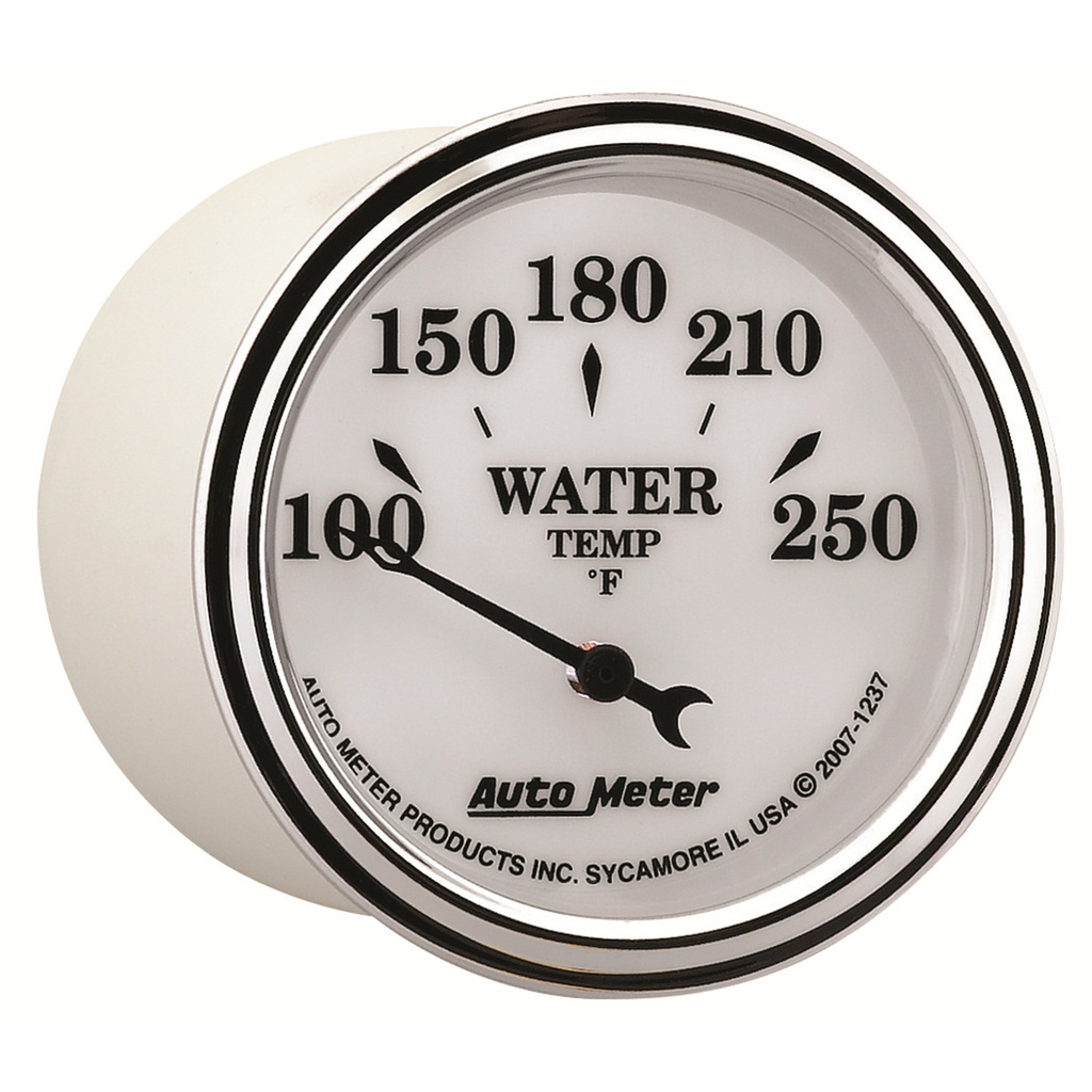 2-1/16" Vanntemperatur, 100-250 °F, Old-Tyme White Ii