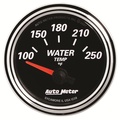 2-1/16" Vanntemperatur, 100-250 °F, Designer Black Ii