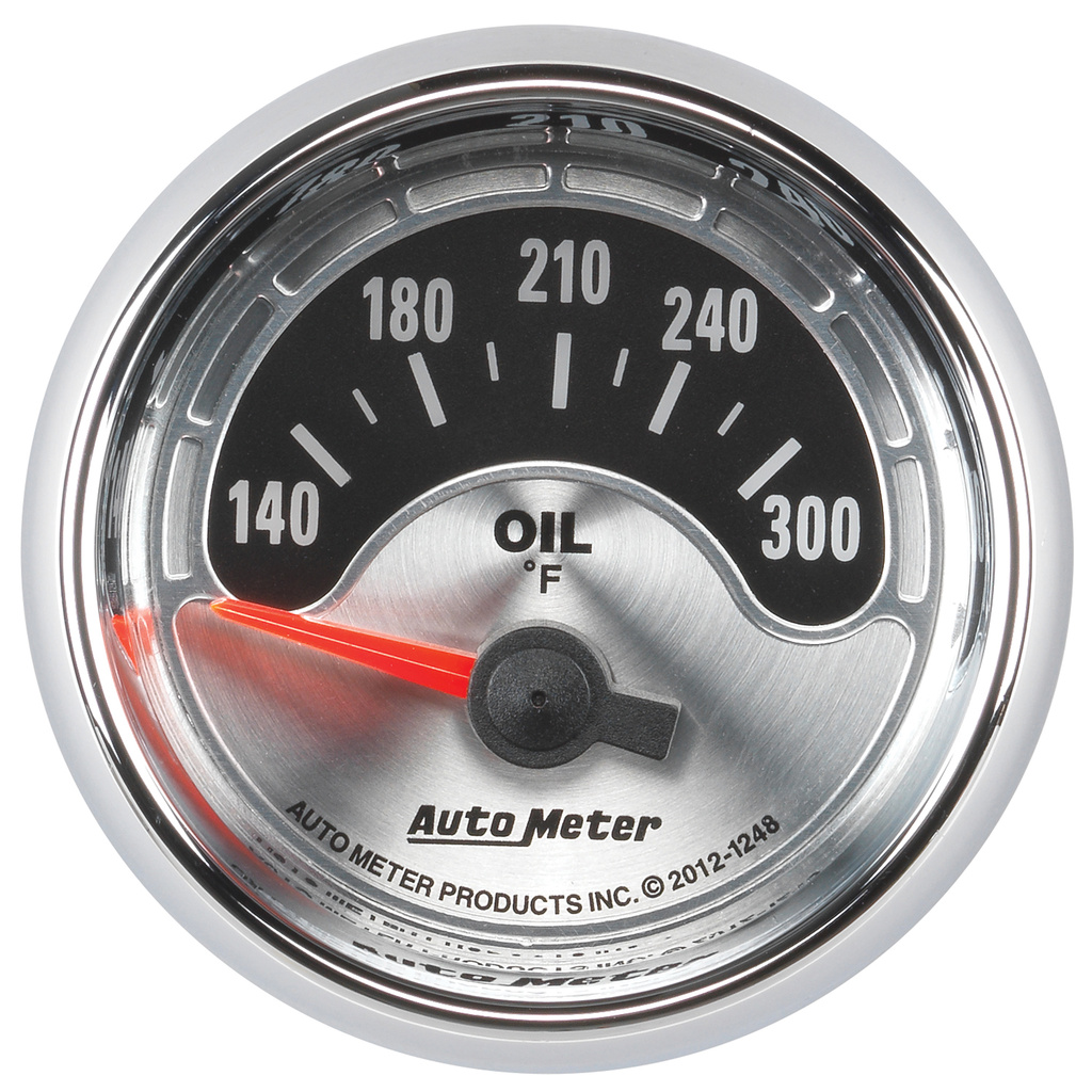 2-1/16" Oljetemperatur, 140-300 °F, American Muscle