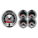 5 stk. Målesett, 3-3/8" & 2-1/16", Elec. Hastighetsmåler, American Muscle