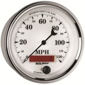 3-3/8" Hastighetsmåler, 0-120 Mph, Old-Tyme White Ii