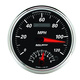 5" Turteller/Speedometer Combo, 8k Rpm/120 Mph, Designer Black Ii