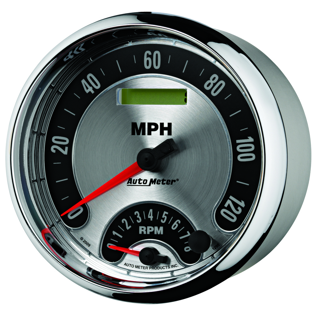 5" Turteller/Speedometer Combo, 8k Rpm/120 Mph, American Muscle