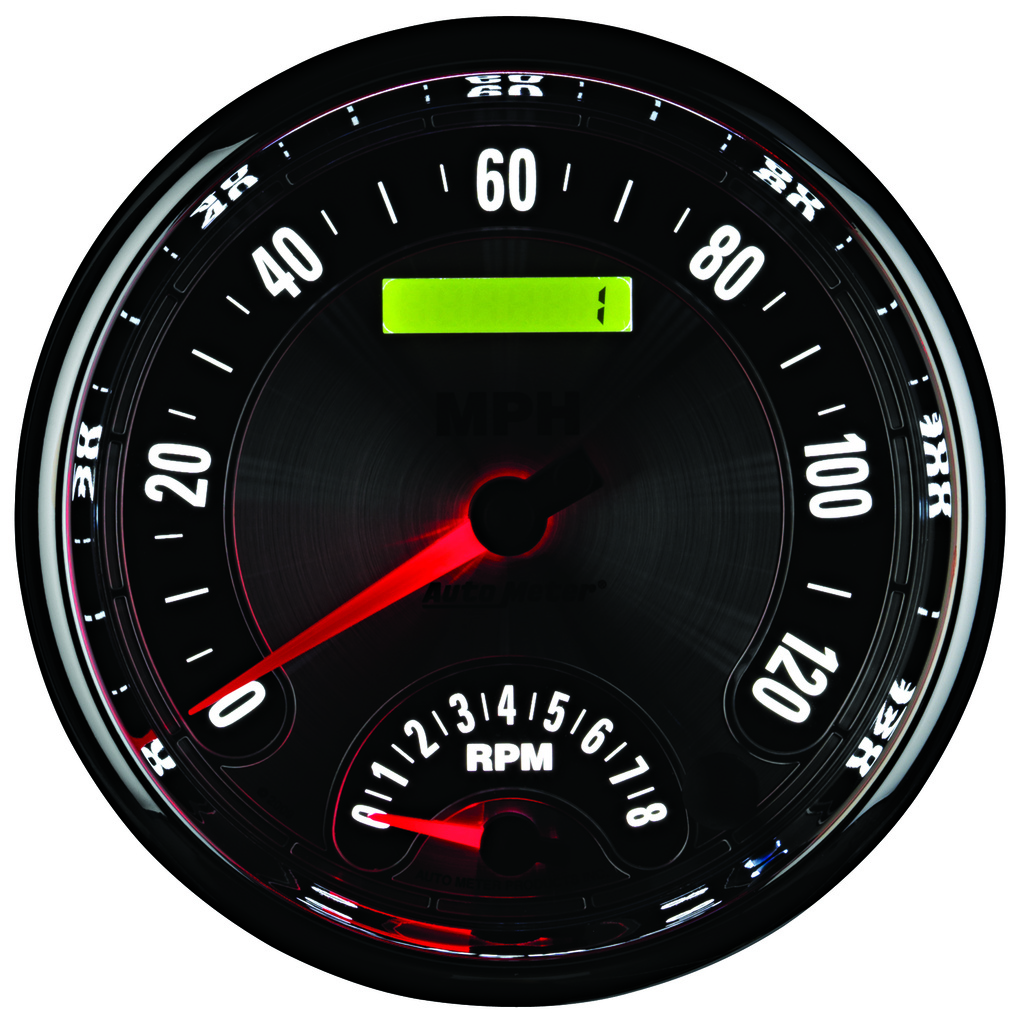 5" Turteller/Speedometer Combo, 8k Rpm/120 Mph, American Muscle