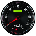 5" Turteller/Speedometer Combo, 8k Rpm/120 Mph, American Muscle