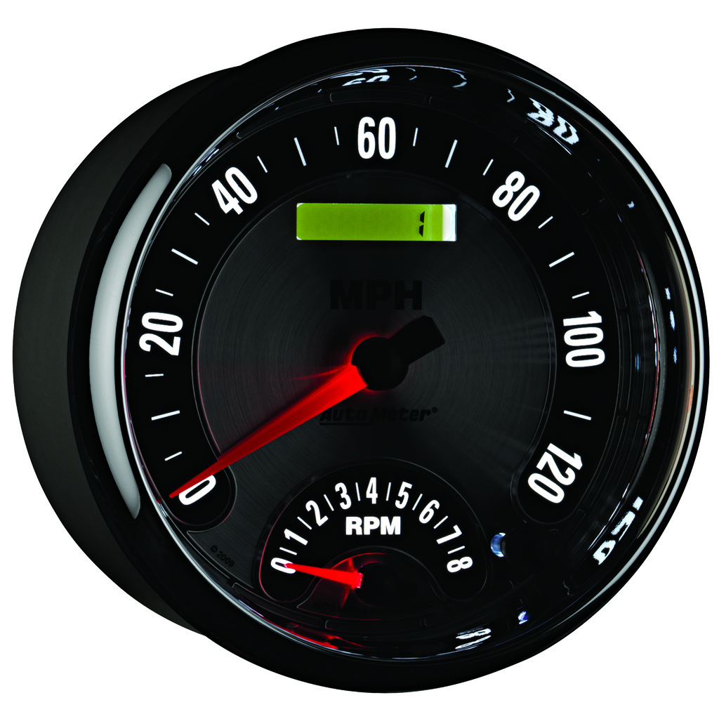 5" Turteller/Speedometer Combo, 8k Rpm/120 Mph, American Muscle