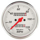 3-1/8" Hastighetsmåler, 0-120 Mph, Arctic White