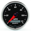 3-3/8" Hastighetsmåler, 0-120 Mph, Designer Black Ii