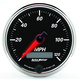 3-3/8" Hastighetsmåler, 0-120 Mph, Designer Black Ii