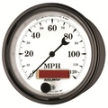 3-3/8" Hastighetsmåler, 0-120 Mph, Old-Tyme White Ii