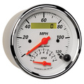 3-3/8" Turteller/Speedometer Combo, 8k Rpm/120 Mph, Arctic White