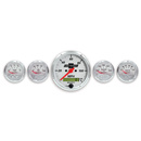 5 stk. Målesett, 3-1/8" & 2-1/16", Elec. Speedo., Chevrolet Heritage Bowtie