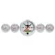 5 stk. Målesett, 3-1/8" & 2-1/16", Elec. Speedo., Chevrolet Heritage Bowtie