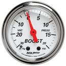 2-1/16" Boost/Vakuum, 30 In. Hg/ 20 Psi, Arctic White