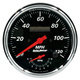 5" Turteller/Speedometer Combo, 8k Rpm/120 Mph, Designer Black
