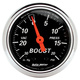 2-1/16" Boost/Vakuum, 30 In Hg/20 Psi, Designer Black