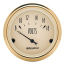 2-1/16" Voltmeter, 8-18v, Golden Oldies