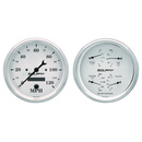 2 stk. Målesett, 5" Quad & Hastighetsmåler, 240-33 Ω, Old Tyme White