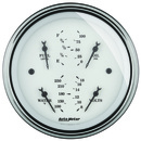 3-3/8" Quad Gauge, 100 Psi/100-250 °F/8-18v/0-90 Ω, Old-Tyme White