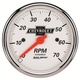 3-1/8" In-Dash Turteller, 0-7,000 Rpm, Chevy Vintage