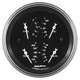 3-3/8" Quad Gauge, 240-33 Ω,Old Tyme Blk