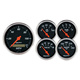 5 stk. Målesett, 3-1/8" & 2-1/16", Elec. Hastighetsmåler, Designer Black