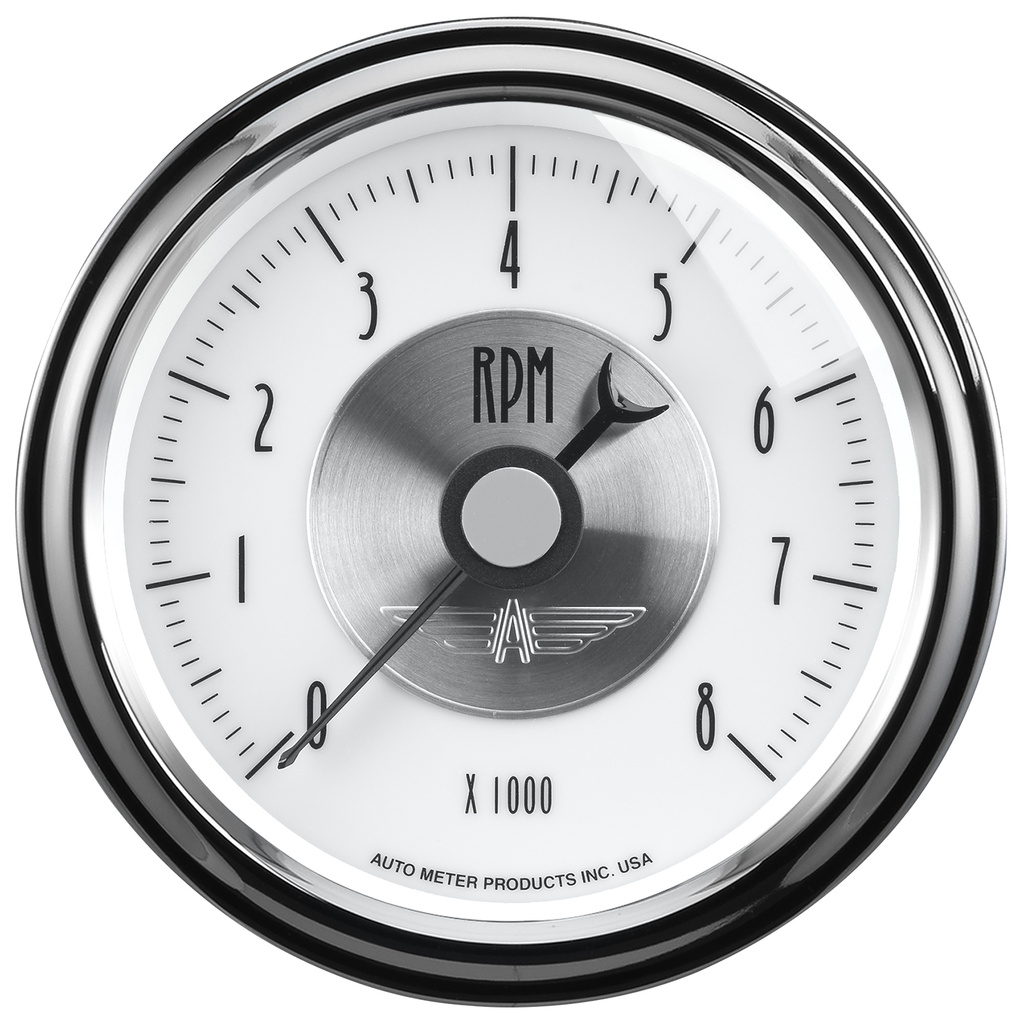 3-3/8" In-Dash Turteller, 0-8,000 Rpm, Prestige Pearl
