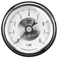 3-3/8" In-Dash Turteller, 0-8,000 Rpm, Prestige Pearl