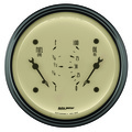 3-3/8" Dual Gauge, 100 Psi/0-90 Ω, Antique Beige