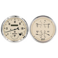 2 stk. Målesett, 5" Quad & Tach/Speedo, 240-33 Ω, Antique Beige