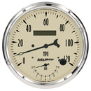 5" Turteller/Speedometer Combo, 8k Rpm/120 Mph, Antique Beige