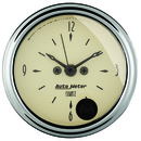 2-1/16" Klokke, 12 timer, Antique Beige